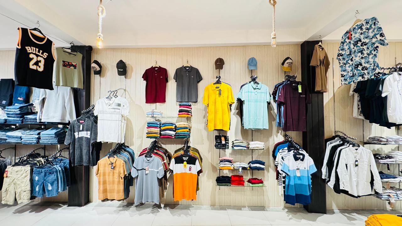 Display of Men's & Boy's Style and jeans